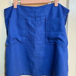 LOFT Blue Mini Skirt